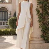 Catarina | Conjunto de Ceremonia con Pantalón de Pierna Ancha