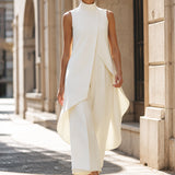Catarina | Conjunto de Ceremonia con Pantalón de Pierna Ancha