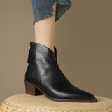 Camila - Low-Heeled Luxury Ankle Boots