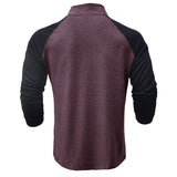 Camisa de algodón de cuello alto