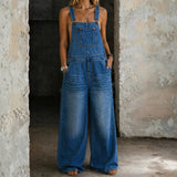 Ana - Mono de Denim con Cintura Ajustable