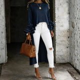 Vânia - Casual Denim Top