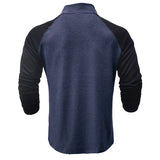 Camisa de algodón de cuello alto