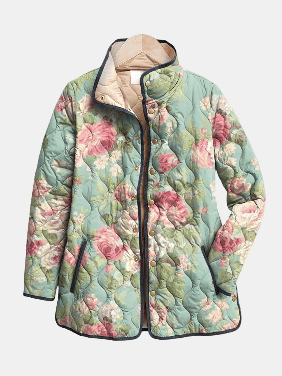 DELACROIX | Chaqueta acolchada en tonos de rosa claro