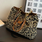 Leopardo - Bolso Tote con Estampado Salvaje