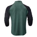 Camisa de algodón de cuello alto