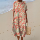 Estrella - Retro Floral Dress