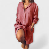 Clara - Camisa Casual de Lino