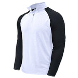Camisa de algodón de cuello alto