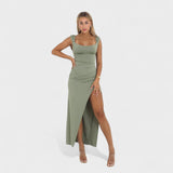 Sarela - Vestido Largo con Espalda al Descubierto