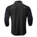 Camisa de algodón de cuello alto