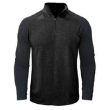 Camisa de algodón de cuello alto