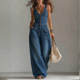 Sofia - Casual Denim Wide Leg