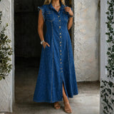 Leonor - Vestido de Jeans para Tallas Grandes
