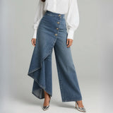 Amélia - Pantalones de Denim Ajustados