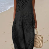 Ana - Vestido Maxi Sin Mangas con Textura