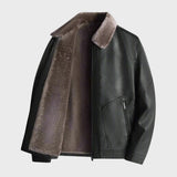 Lourenço - Chaqueta de Cuero Estilo Cavalier