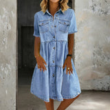 Sofia - Elegante Vestido Casual de Jeans