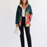 DELACROIX | Camille Chaqueta Acolchada Estampado Floral