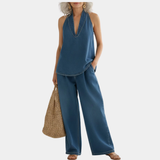 Rita - Conjunto de Dos Piezas de Denim