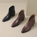 Camila - Low-Heeled Luxury Ankle Boots