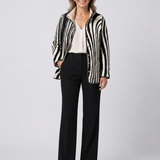 DELACROIX | Chaqueta Acolchada Gráfica Sylvie Zebra