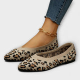 Paula - Bailarinas de encaje con estampado de leopardo