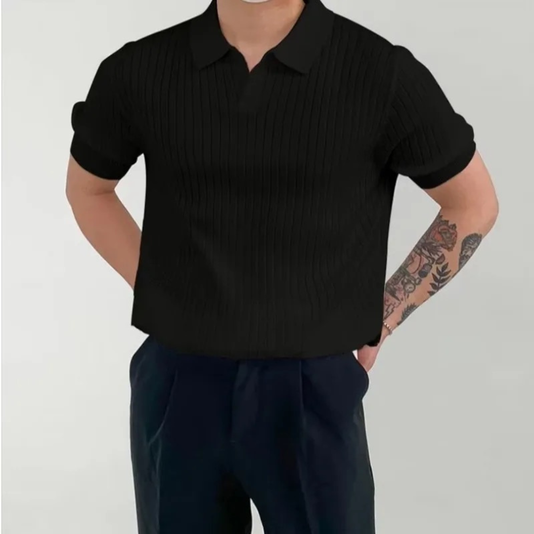 Cristiano - Polo Elegante Acanalado