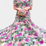 Alondra | Long Floral V-neck Dress