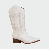 Botas vaqueras de cuero de estilo occidental