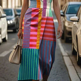 Tânia - Vestido sin mangas con estampado