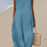 Ana - Vestido Maxi Sin Mangas con Textura