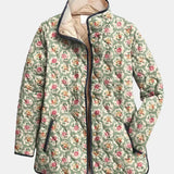 DELACROIX | Amélie Floral Quilted Coat