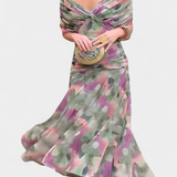 Alondra | Long Floral V-neck Dress
