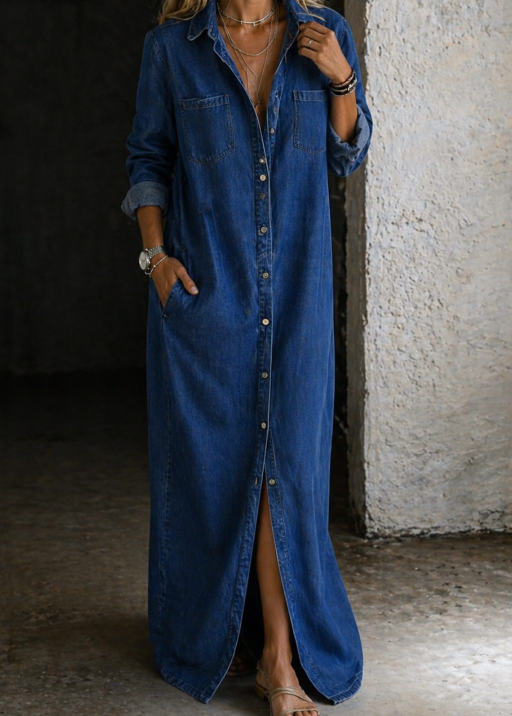 Daniela - Vestido con Botones