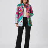 DELACROIX | Chaqueta acolchada Lucie con estampado floral de acuarela