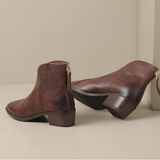 Camila - Low-Heeled Luxury Ankle Boots