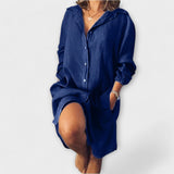 Clara - Camisa Casual de Lino