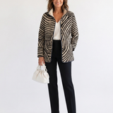 DELACROIX | Chaqueta acolchada Léa con diseño de círculos