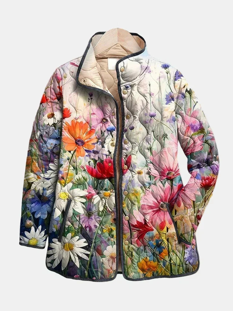 DELACROIX | Chaqueta acolchada floral Manon