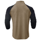 Camisa de algodón de cuello alto
