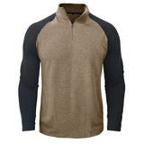 Camisa de algodón de cuello alto