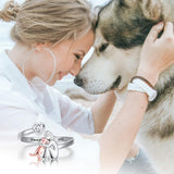 Abrazo de Cão - Anillo (Color Rosa)