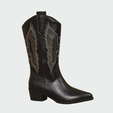Botas vaqueras de cuero de estilo occidental