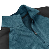 Camisa de algodón de cuello alto