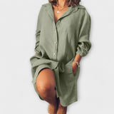 Clara - Camisa Casual de Lino