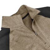 Camisa de algodón de cuello alto