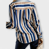Ema - Camisa Casual de Rayas