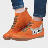 Kitty - Botas de cuero para aficionados a los gatos