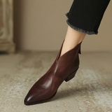 Camila - Low-Heeled Luxury Ankle Boots